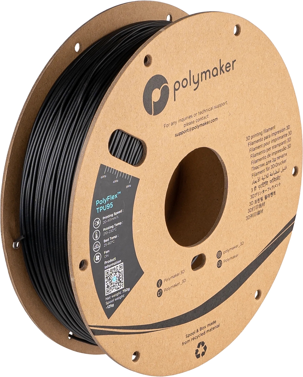 PolyFlex? TPU95 系列 - 黑色 PolyFlex? TPU95 系列 - 黑色