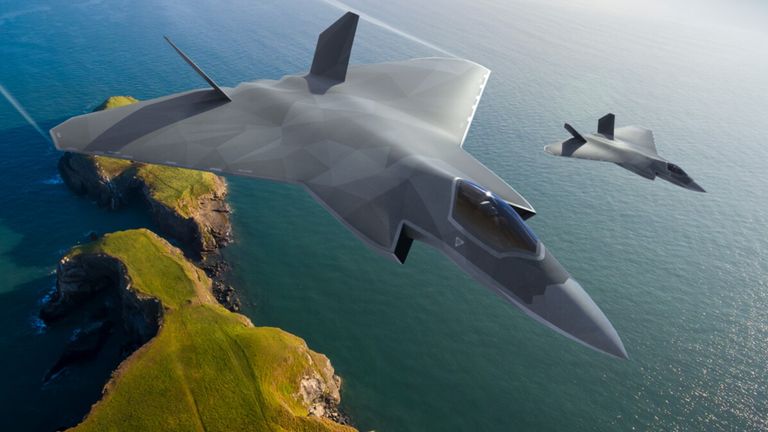 BAE系統公司下一代戰鬥機新概念模型的CGI BAE系統公司下一代戰鬥機新概念模型的CGI