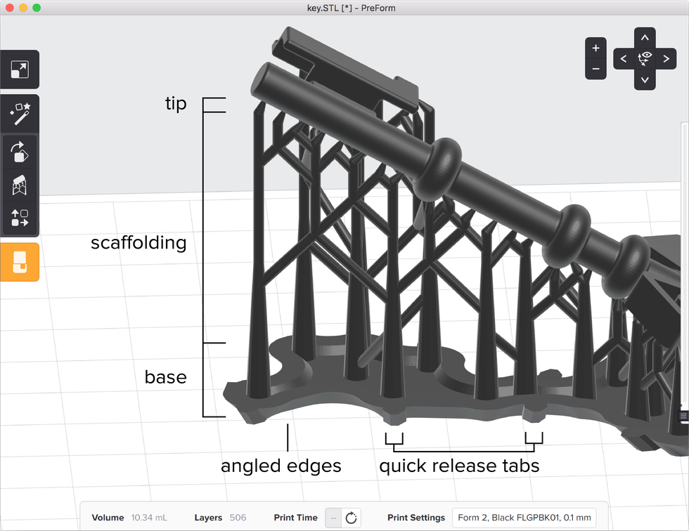 formlabs form2 preform切片軟體教學 支撐結構 支撐結構形式 formlabs form2 preform切片軟體教學 支撐結構 支撐結構形式